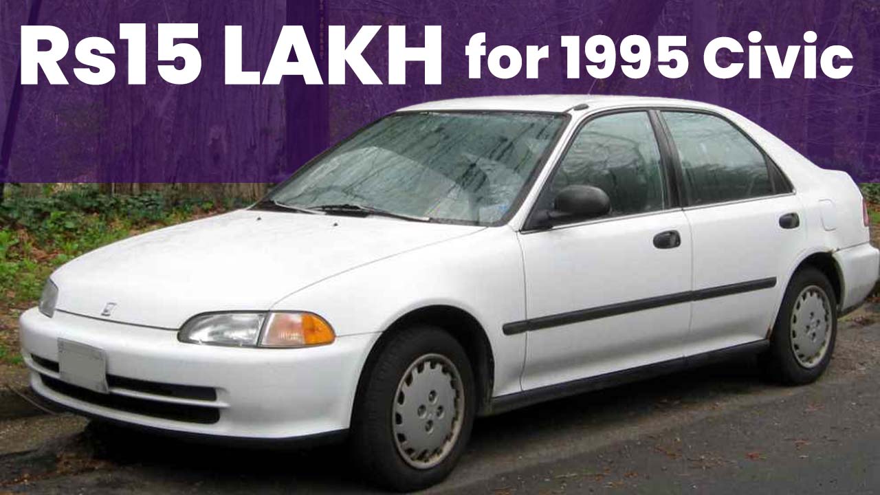 most expensive Honda Civic 1995 for sale at Rs1.5 million