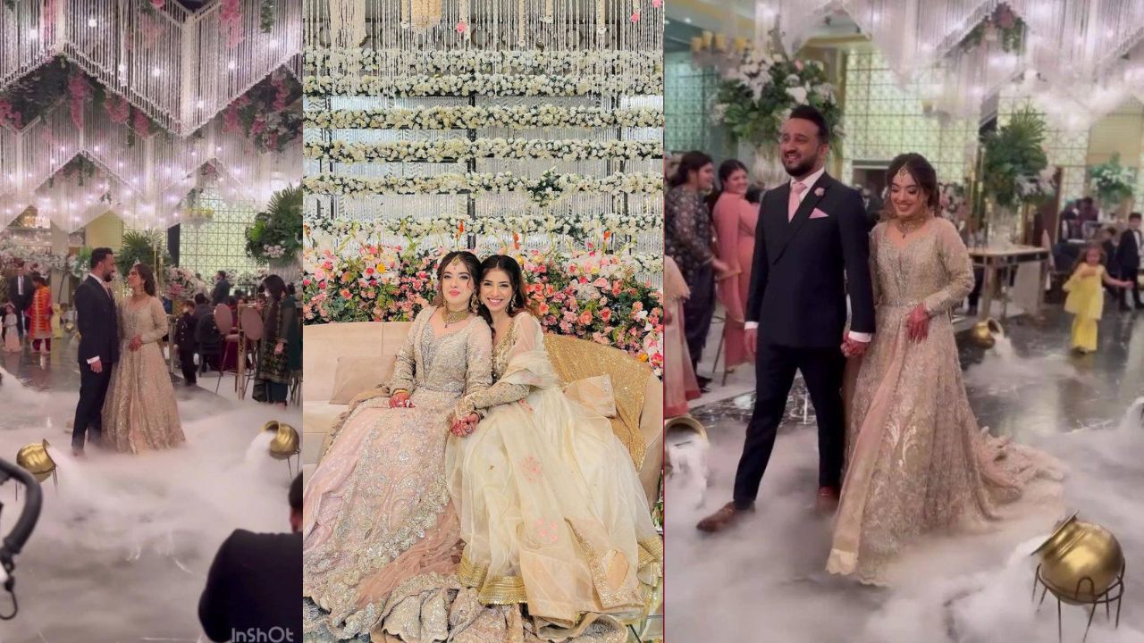 Check out Arisha Razi Khan's wedding party videos and photos