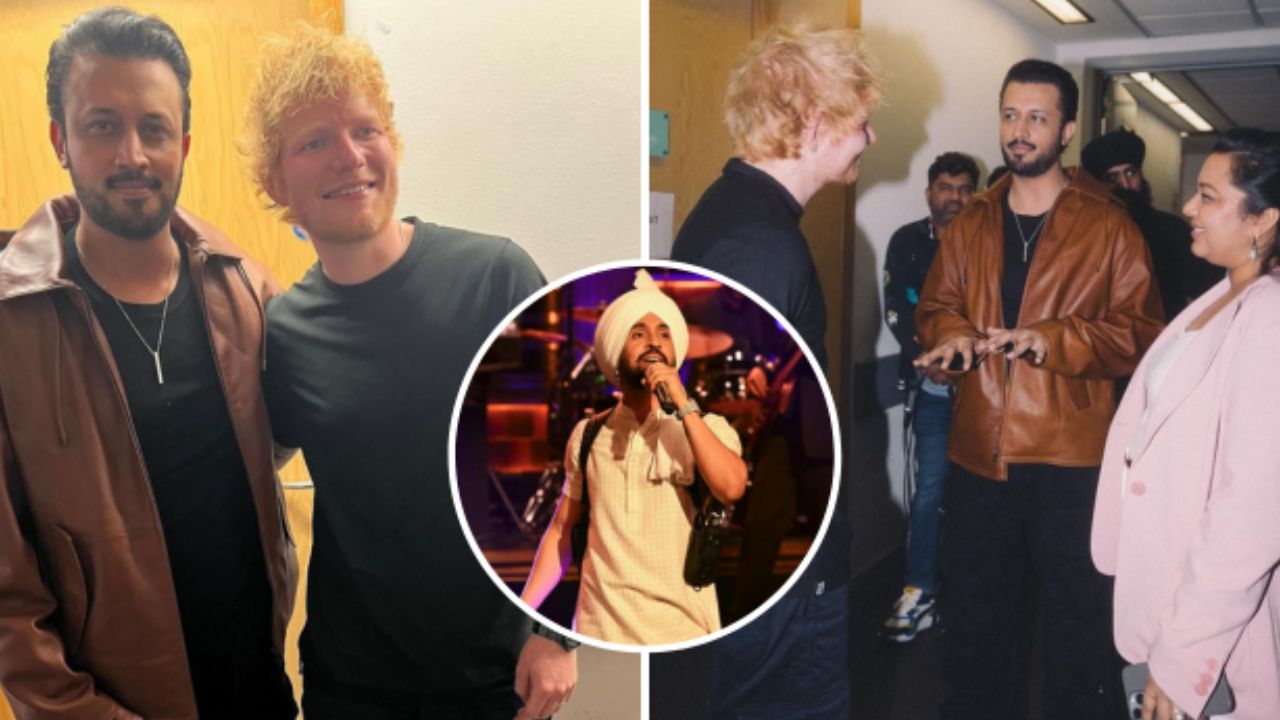 Atif Aslam and Ed Sheeran shine at Diljit Dosanjh's concert