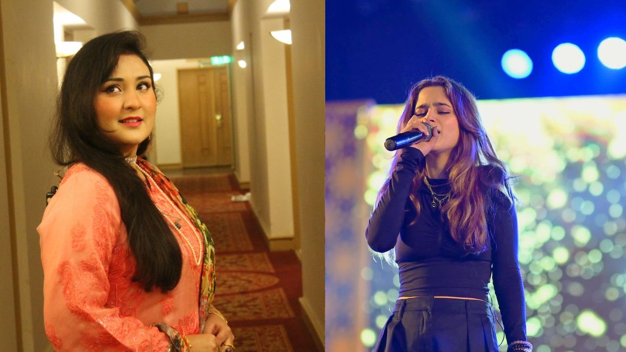 'Can somebody please give me some auto tuner here': Aima Baig's snappy reply to Sara Raza